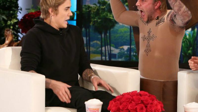 Justin Bieber, reacţie necontrolată în timpul unei emisiuni, în faţa a milioane de oameni! 
