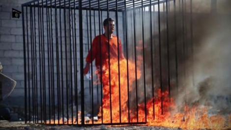 Imagini șocante! Un pilot iordanian, luat ostatic de islamiști, a fost ars de viu. Iordania promite răzbunare