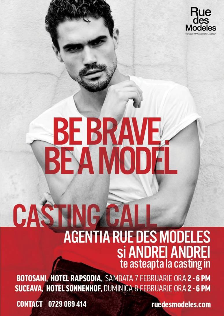 "Burlacul" Andrei Andrei așteaptă tinerii la casting pentru agenția &bdquo;Rue des Modeles&rdquo;