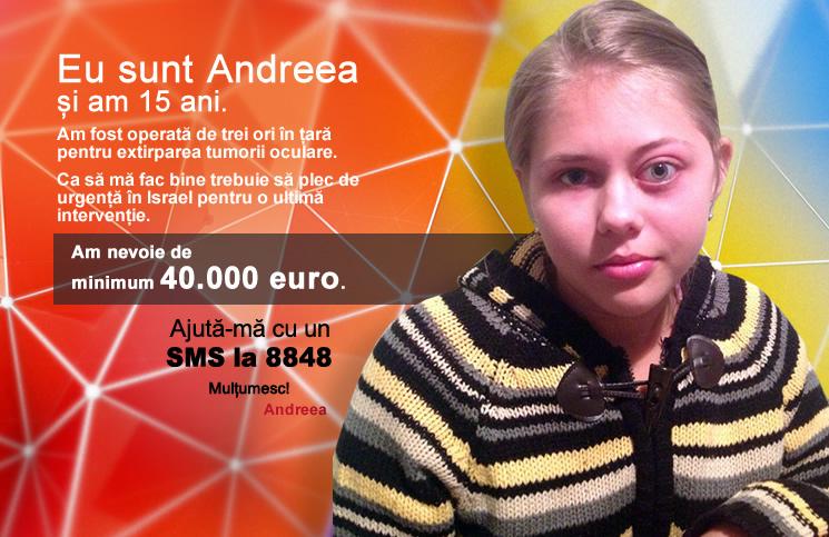 VREAU SĂ AJUT - Andreea are NEVOIE de ajutor, deoarece &icirc;și trăiește adolescența &icirc;n umbră