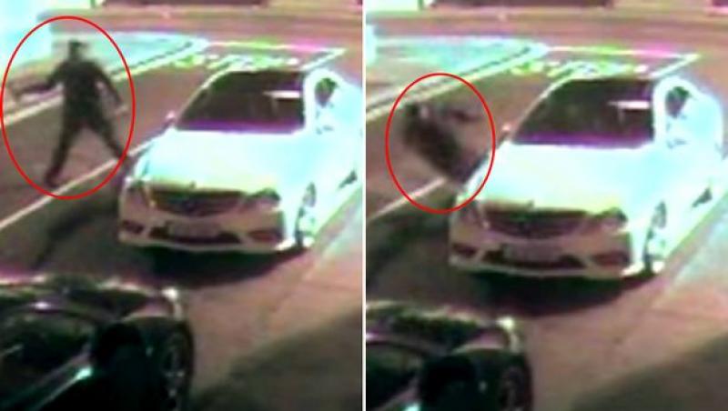 Un hoț a vrut să spargă geamul mașinii, dar și-a spart singur capul! Clipul este DEMENȚIAL! Râzi cu lacrimi dacă afli ce s-a întâmplat după! (VIDEO)