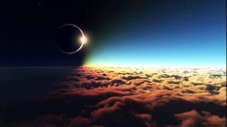 SPECTACOL UNIC pe cer: Cum s-a văzut eclipsa în România şi în străinătate! Imagini pe care le vezi o dată în viaţă