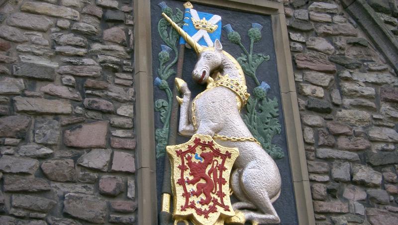Unicornul - animalul naţional al Scotiei