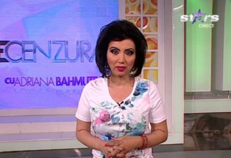 Cum a venit Adriana Bahmuţeanu la emisiunea "Necenzurat": "Sunt superbisimă!"
