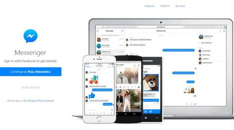 Facebook Messenger se transformă într-o aplicaţie web separată de Facebook