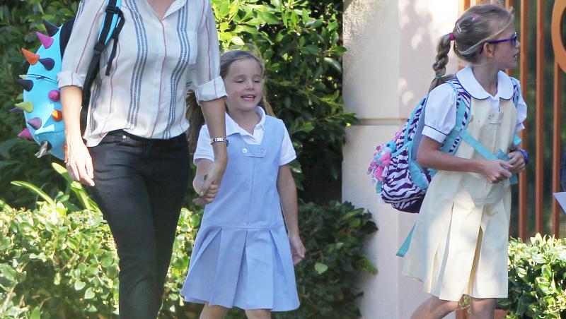 Jennifer Garner, alături de fetiţele sale, Seraphina şi Violet