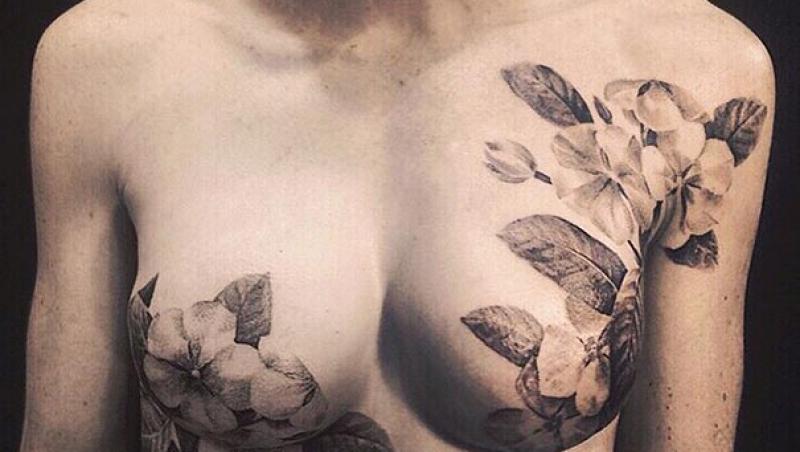 Galerie FOTO! Boala nu le-a răpit frumusețea: Tatuaje superbe ale unor femei care s-au vindecat de cancer la sân