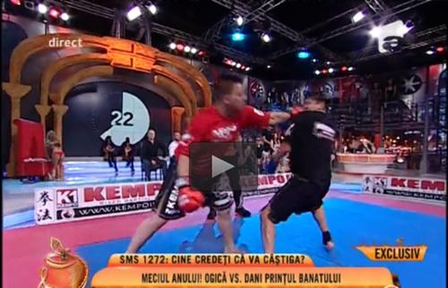 Confruntare EXPLOZIVĂ la &rdquo;Un Show Păcătos&rdquo;! Stelian Ogică l-a BĂTUT pe Dani Prințul Banatului! VEZI MECIUL INTEGRAL