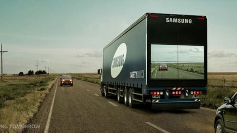 Siguranță pe șosele! Samsung a lansat camionul care te ajută să-l depășești