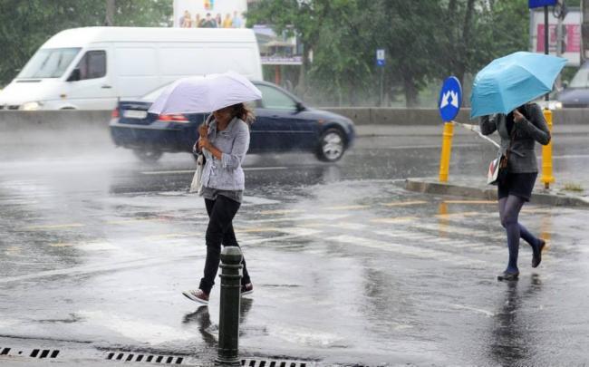 Avertizare meteo: Cod galben de ploi &icirc;n mai multe zone din ţară
