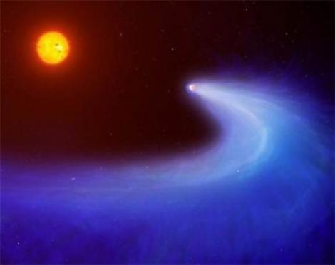 Premieră absolută în astronomie: A fost descoperită o planetă cu o coadă ca de cometă! "Am fost uimit de..."