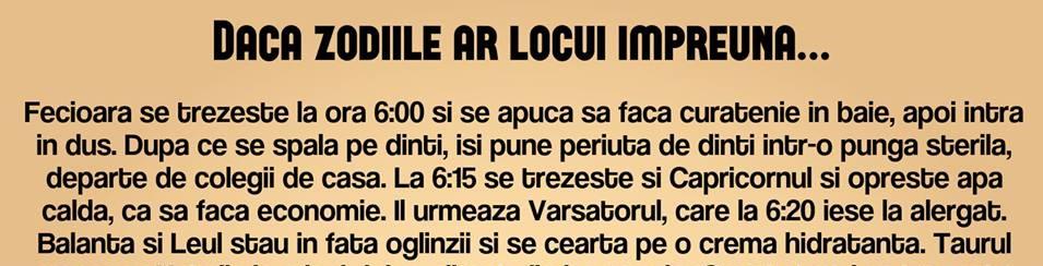 Ha ha haa! Cum s-ar comporta ZODIILE dacă ar locui împreună