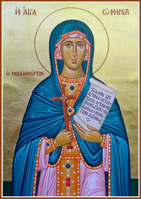 Zi specială pentru credincioşi! În calendar sunt pomenite Sfânta Muceniţă Eufimia şi Sfânta Olga