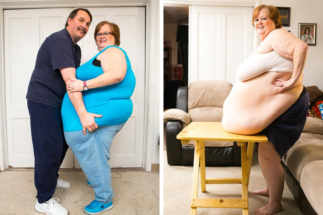 Are o burtă de 2,4 metri şi totuşi este un model de succes! O femeie se bucură de numeroşi fani, deşi este obeză!