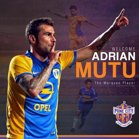 Adrian Mutu a fost prezentat oficial la Pune City!