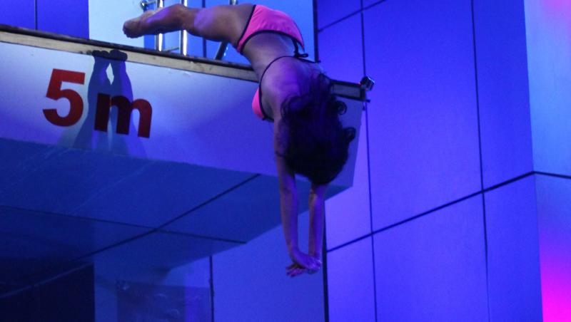 ”Splash! Vedete la apă” | Ioana Popescu, salt spectaculos după ce a fost încurajată de iubitul ei