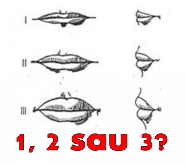 Forma buzelor spune multe despre tine! Ţie care imagine ţi se potriveşte?