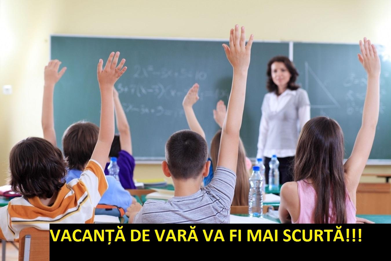 Veste tristă pentru elevi! Ministerul Educației a hotăr&acirc;t: doar DOUĂ LUNI de vacanță de vară