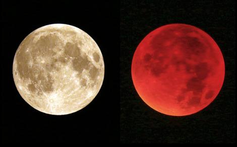 FOTO & VIDEO: Eclipsă totală de lună şi Super Lună, în aceeaşi noapte! Cum s-a văzut fenomenele astronomice! Pur şi simplu a fost spectacol pe cer