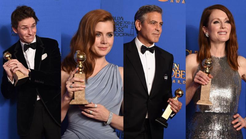 An de an, Globul de Aur străluceşte în mâinile celor mai norocoase vedete de la Hollywood