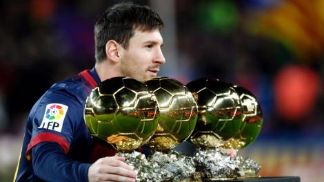 4+1! Lionel Messi a câștigat pentru a cincea oară "Balonul de Aur"