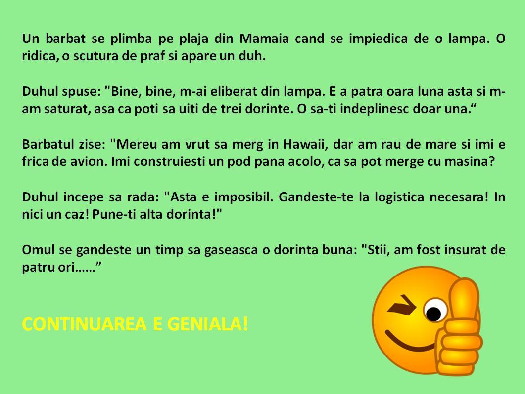 Bancul zilei: Un bărbat găseşte o lampă magică pe o plajă din Mamaia: "Ştii, am fost însurat de patru ori..."