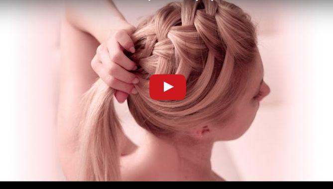 TUTORIAL VIDEO: Cum să realizezi o &icirc;mpletitură &bdquo;cascadă&rdquo; &icirc;n doar 5 minute