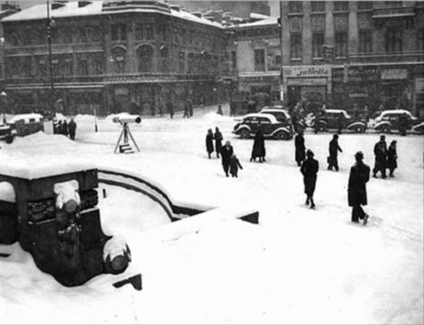 Cum era descris Bucureștiul sub TROIENE în anul 1935: „Este tulburător de frumos orașul  sub zăpadă!”