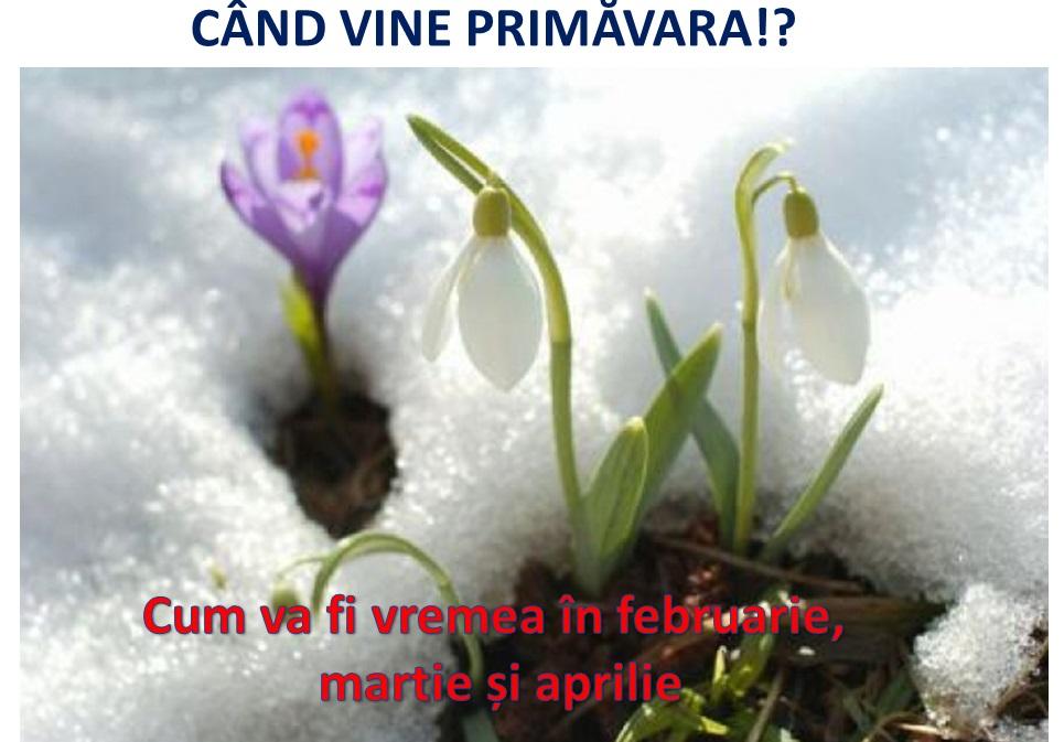 Vești bune de la meteorologi! Februarie ne aduce temperaturi pozitive și soare. Cum va fi Vremea &icirc;n următoarele trei luni