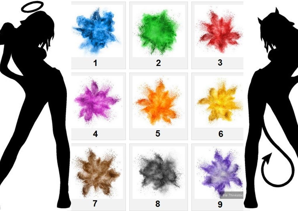 TEST de personalitate: &Icirc;NGER SAU DEMON? Pune degetul pe un praf colorat și află cum stai cu răbdarea