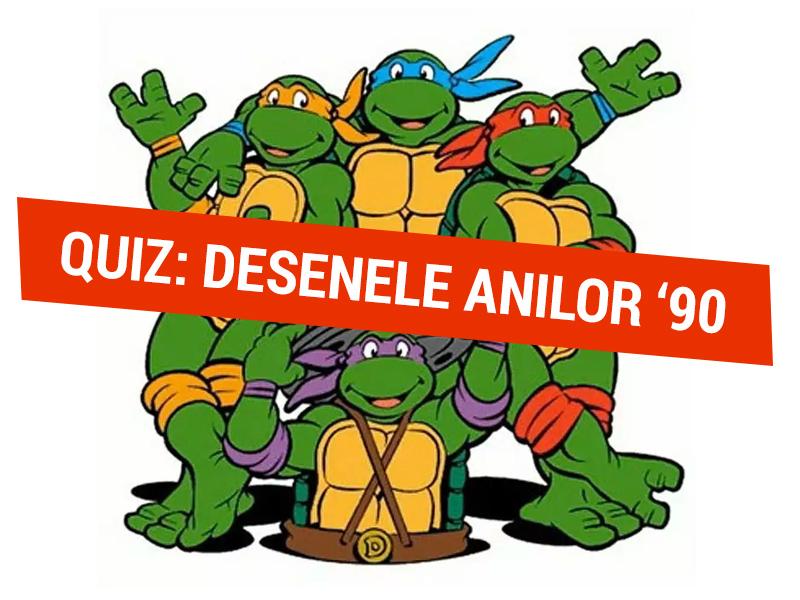 Quiz! Câte personaje recunoști din desenele animate ale anilor 90?