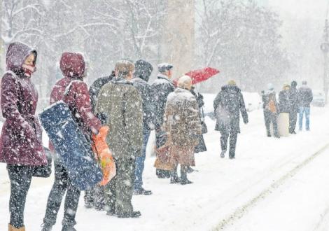 Vremea rea se extinde! ANM a transmis o nouă Informare meteo de ninsori, precipitații mixte și polei, în întreaga țară