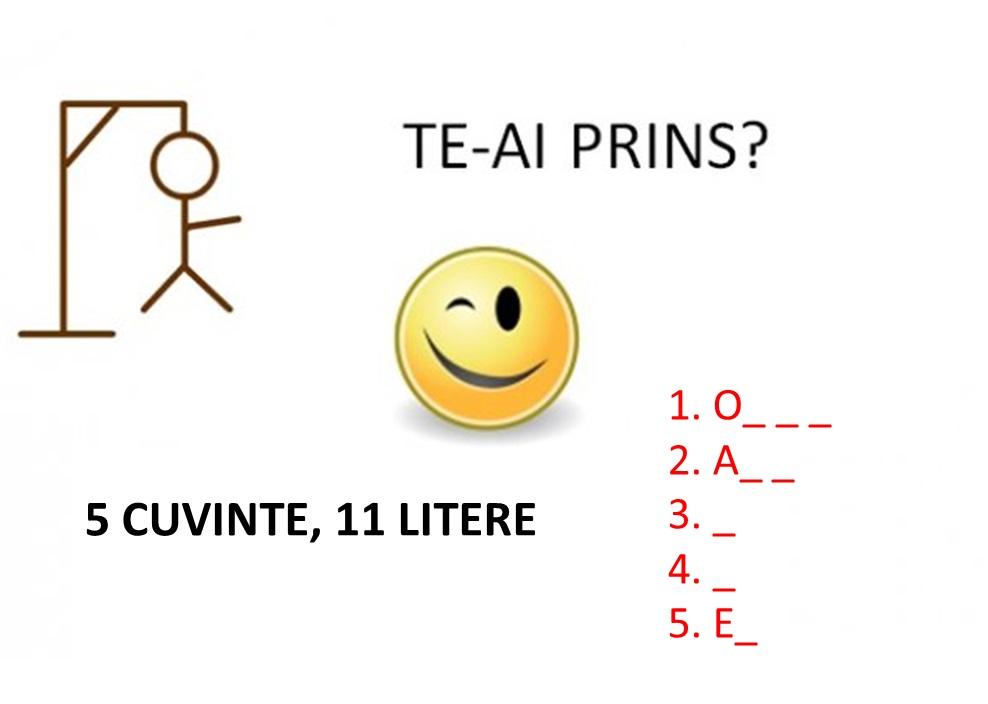 TESTUL cu care &icirc;ți vei surprinde prietenii! Formulează o propoziție completă, cu subiect și predicat, care conține numai vocale