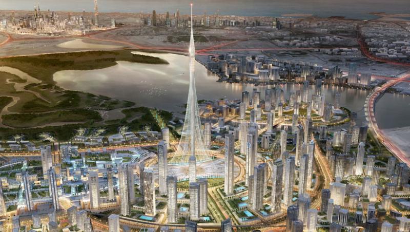 În Dubai se construiește cel mai mare turn din lume! Ce înălțime va avea clădirea în valoare de 900 de milioane de dolari?