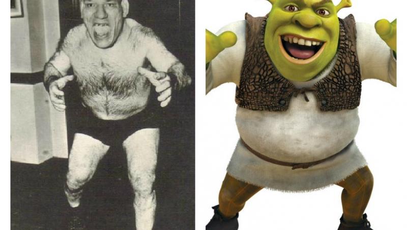 Shrek a existat cu adevărat! Se numea Maurice Tillet și era alintat „Îngerul francez”!