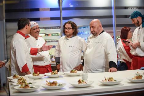 Chef Florin Dumitrescu l-a pierdut pe Lăcustă marți la "Chefi la cuțite". Show-ul, din nou lider de audiență cu aproape 2 milioane de telespectatori