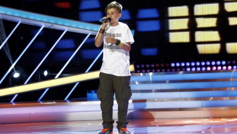 A făcut senzație cu ”rap-ul” la X Factor, dar acum doi ani debuta la Next Star! Oscar, puștiul care calcă pe urmele lui Eminem