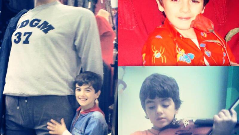 Omar, câştigătorul primului sezon Next Star, fotografii de colecție din copilărie. Fanii:  „Ce copil frumos și talentat!”