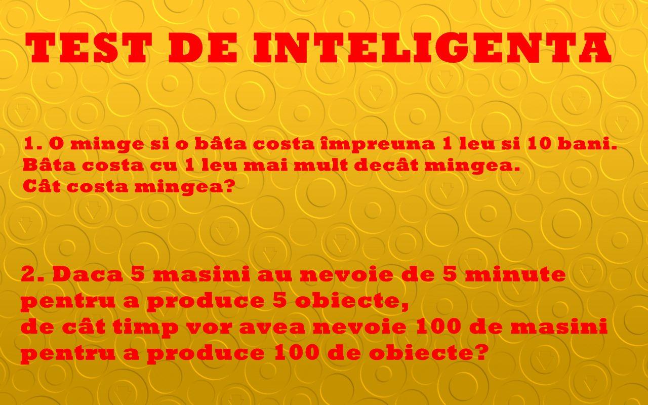 Cel mai scurt test de inteligență ți-ar putea da bătăi de cap