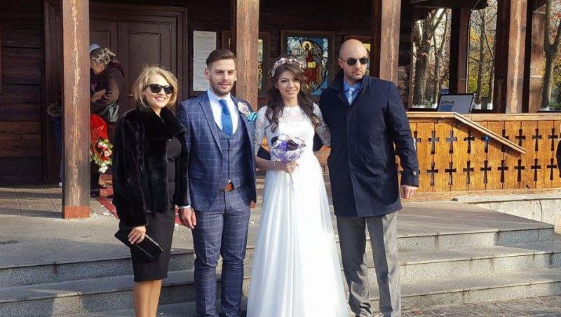 Mirela Boureanu Vaida, apariție de senzație la nunta Adrianei și a lui Valentin. A strălucit alături de mirii emoționați. Fanii o adoră!