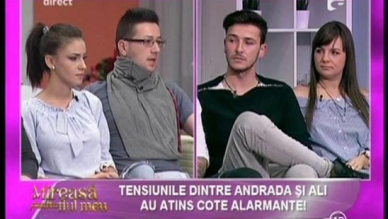 Andrada, către Cristi: ”Ai mentalitate de țăran care dă cu sapa în cap oamenilor!”