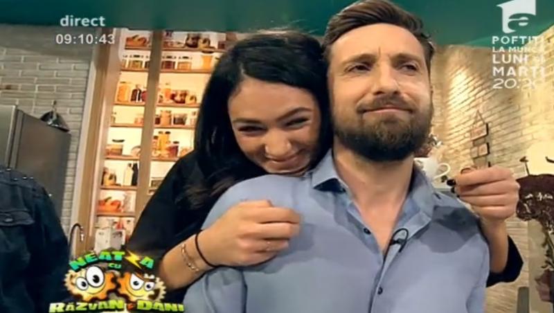 Dani + Ioana = LOVE. Apariție surpriză la ”Neatza”! Oțil și-a adus iubita în emisiune: ”Ea este Ioana!”