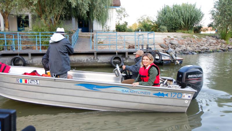 Gina Pistol, despre participarea la ”Poftiți la muncă”: „Este pentru prima dată când am ieșit ca un pescar adevărat la pescuit”