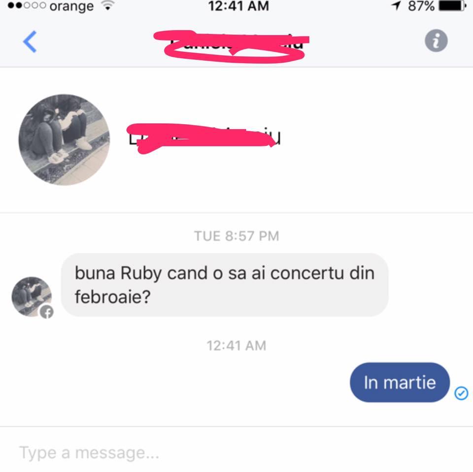Incredibiiil. Ce a putut să-i răspundă Ruby unui fan curios depășește orice &icirc;nchipuire!
