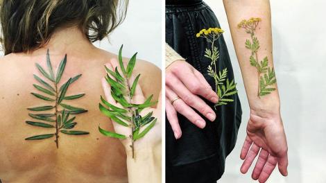 Îți dorești un tatuaj, dar ți-e teamă de durere? Uite cum te poți tatua cu ajutorul plantelor. Este 100% natural!