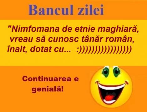 Bancul zilei! Anunț la rubrica matrimoniale: "Nimfomana de etnie maghiară, vreau să cunosc tânăr român...”