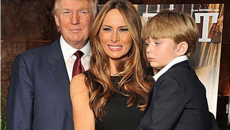 GALERIE FOTO cu micuțul Barron Trump, mezinul noul președinte al SUA. Băiețelul își va muta toate jucăriile la Casa Albă. E adorabil!