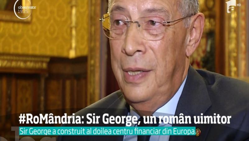 Sir George Iacobescu, cel mai de succes afacerist român al tuturor timpurilor, prima oară în fața unei camere de filmat: 