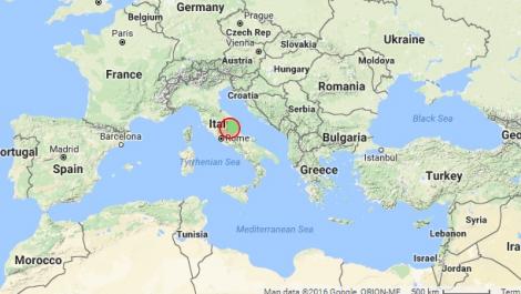 Italia s-a zguduit din nou! Cutremur de 4.4 grade pe scara Richter în centrul Peninsulei
