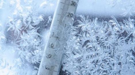 Cea mai scăzută temperatură din acest sezon, minus 23,4 grade Celsius, s-a înregistrat la Întorsura Buzăului